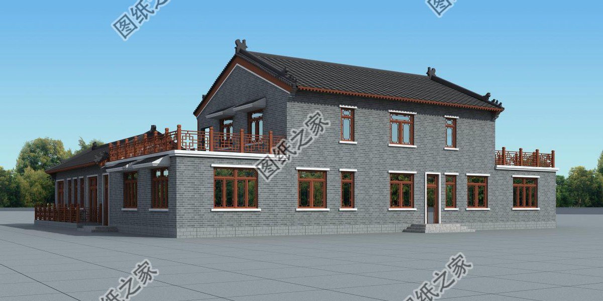 新農村中式別墅，布局極佳，越住越有福，完成自己的院落夢想