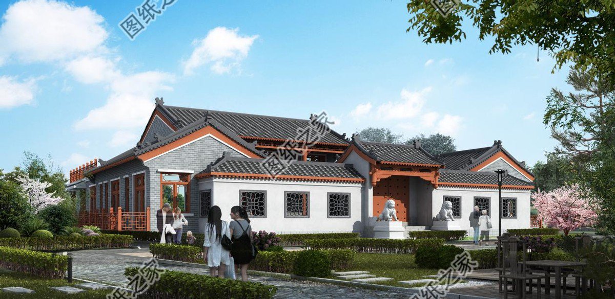 新農村中式別墅，布局極佳，越住越有福，完成自己的院落夢想