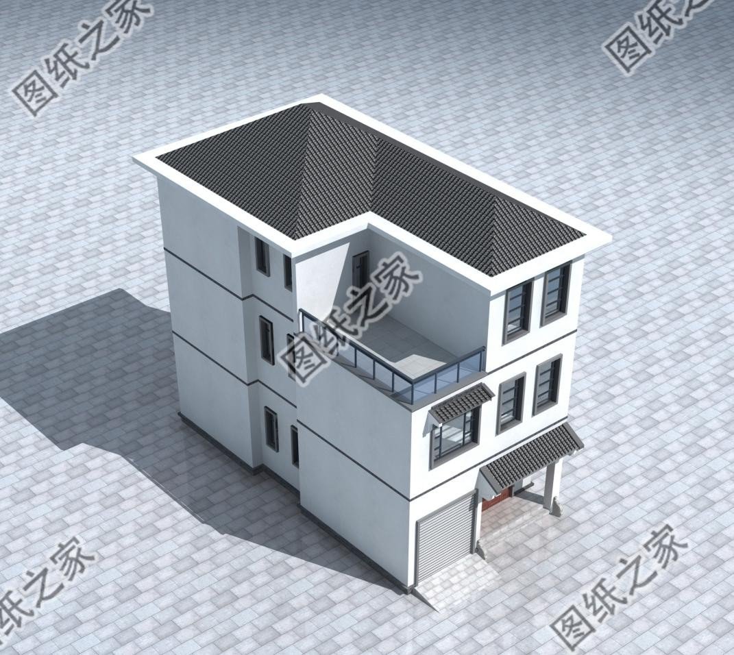 農(nóng)村三層別墅設(shè)計(jì)圖，大而不空，厚而不重，絕對(duì)是村里的閃光點(diǎn)