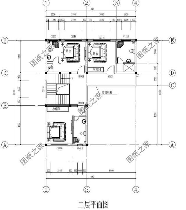 90平左右L型二層小別墅，網紅爆款，“L”戶型真的很贊