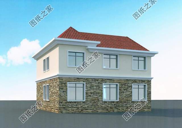 鄉(xiāng)村現代簡約風兩層小別墅，經濟實用又漂亮