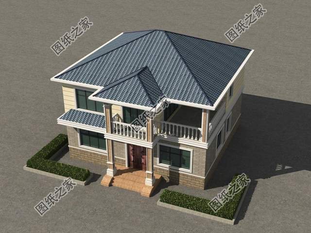 鄉(xiāng)村現代簡約風兩層小別墅，經濟實用又漂亮