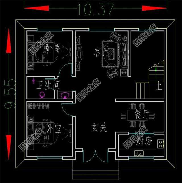 100平左右歐美風(fēng)鄉(xiāng)村三層小別墅，屬于自己小而精致的一方天地