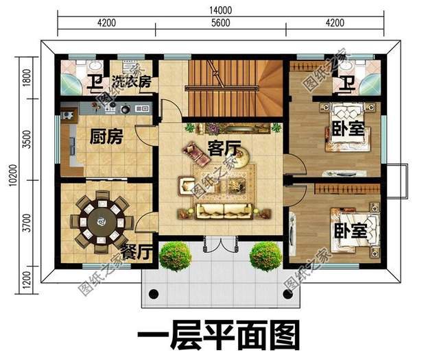 3款新農村別墅，內部合理布局緊密溫暖，有效運用每一寸空間