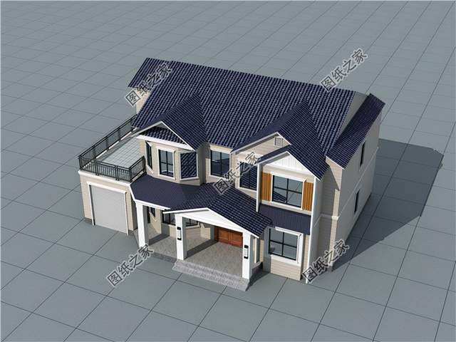 歐式古典二層別墅，重歸初衷，認真打造出實用舒服的鄉村別墅