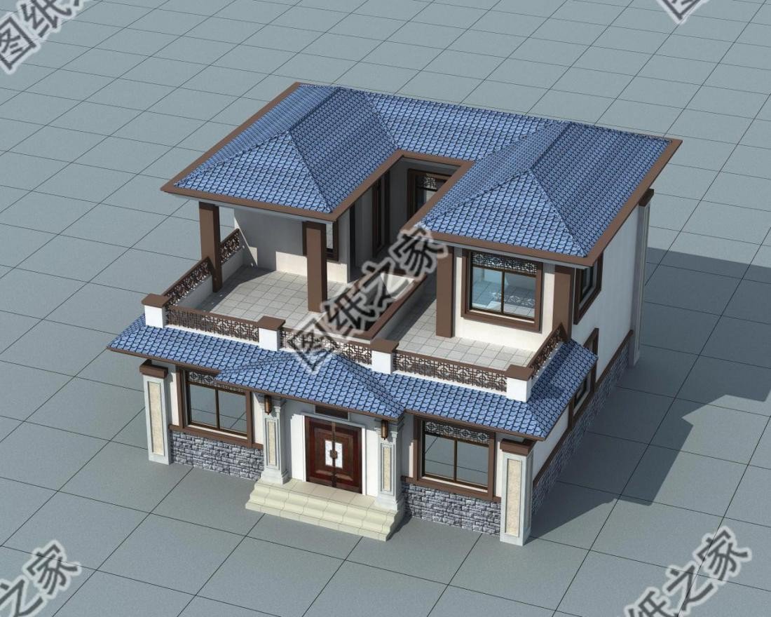 鄉村小型四合院設計圖，家的味道我知道