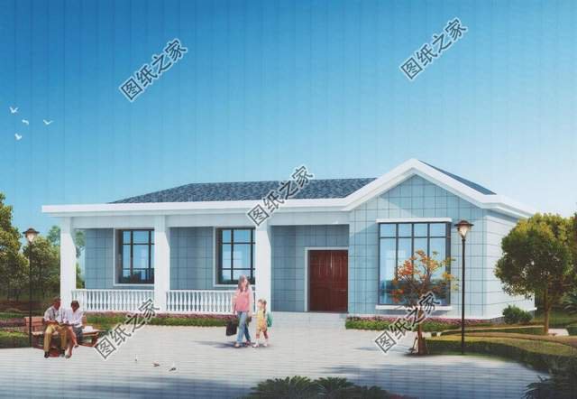 新農村一層自建房，經典秀美，時尚適居