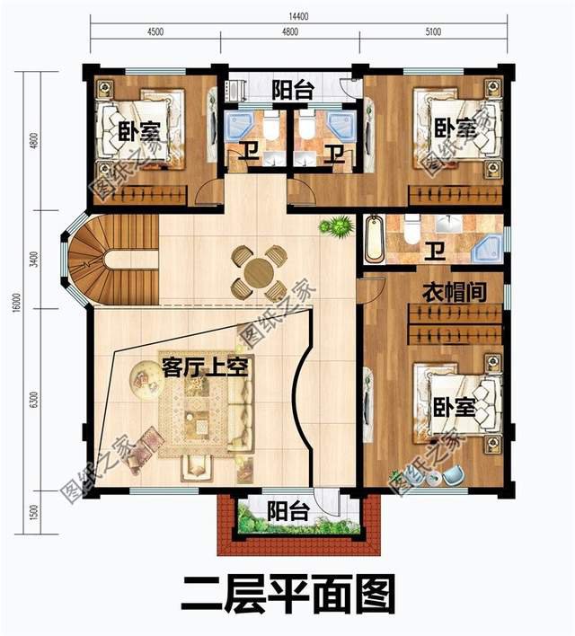 三層高端鄉村別墅，建設美麗新農村，修造舒適住宅