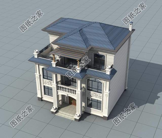 三層高端鄉村別墅，建設美麗新農村，修造舒適住宅