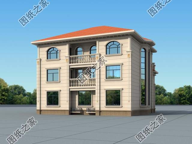 三層高端鄉村別墅，建設美麗新農村，修造舒適住宅