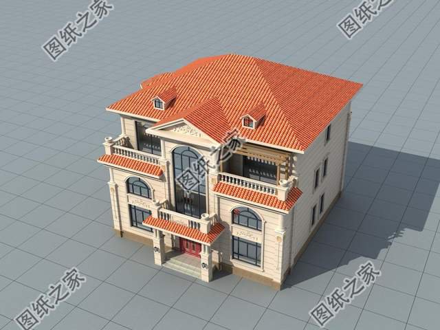 三層高端鄉村別墅，建設美麗新農村，修造舒適住宅