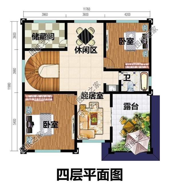 四層別墅設計圖，50萬之內，將農村的家鄉蓋成歐式古典“城堡”