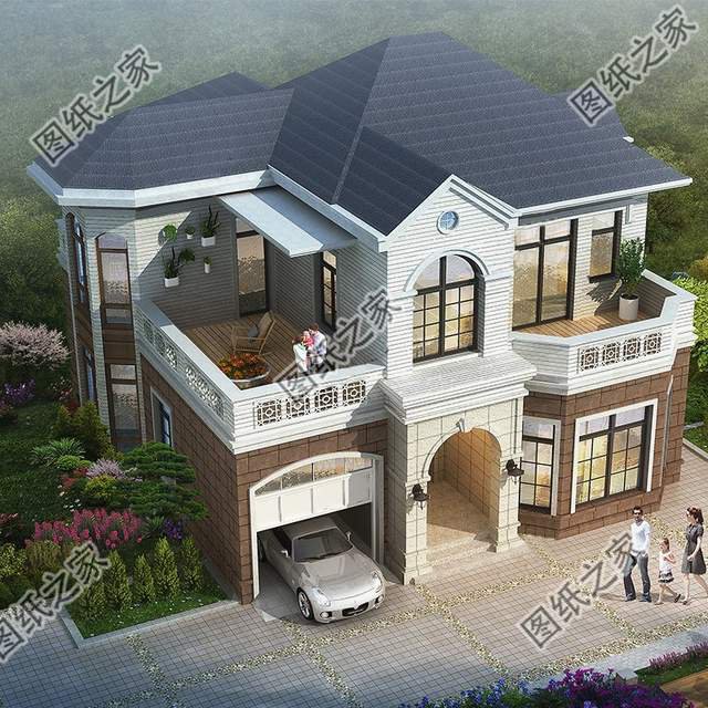 140平左右華麗二層別墅，現(xiàn)實(shí)中的浪漫滿屋