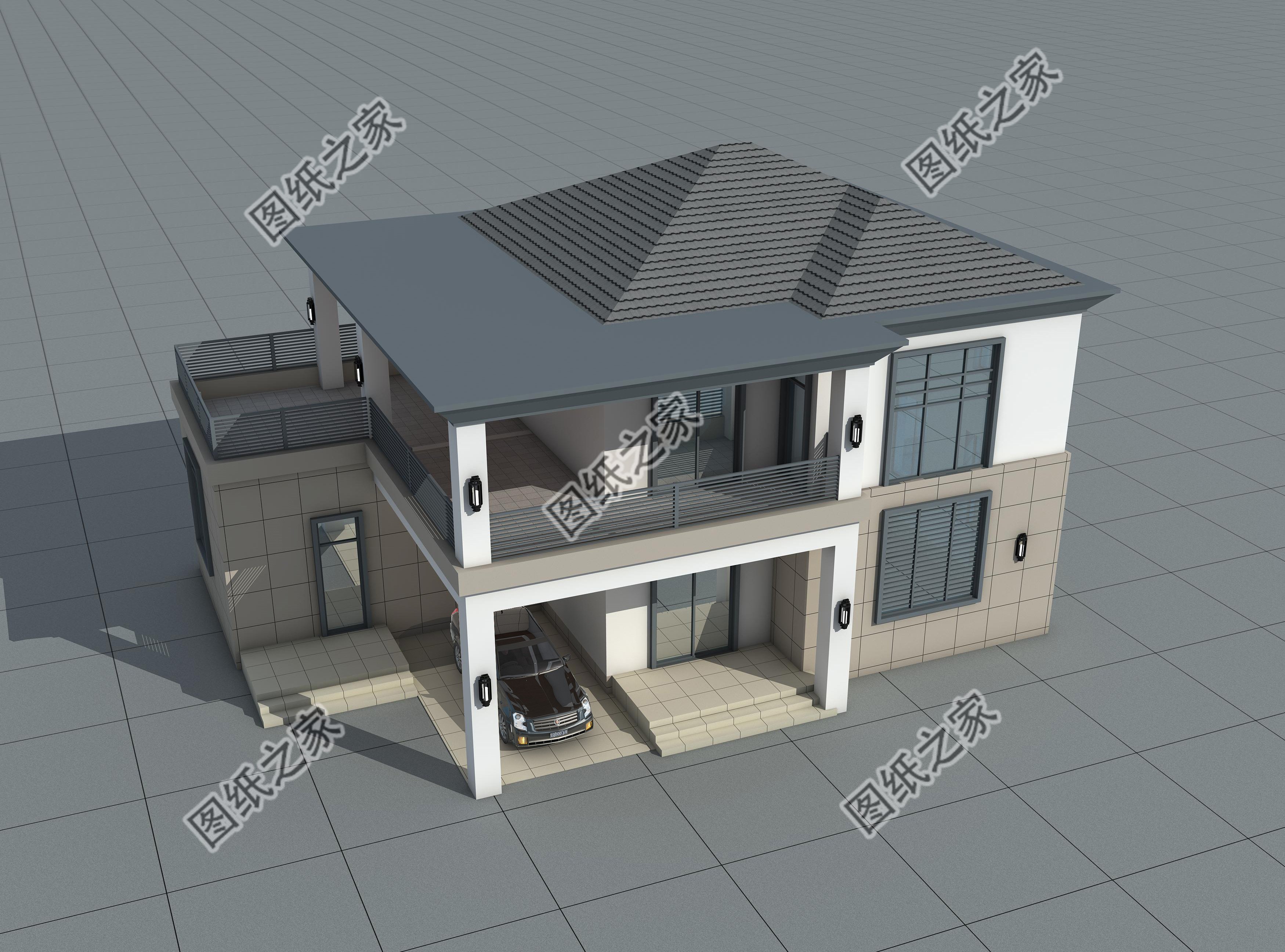 現(xiàn)代風(fēng)二層自建房，方寸之間，皆是大氣