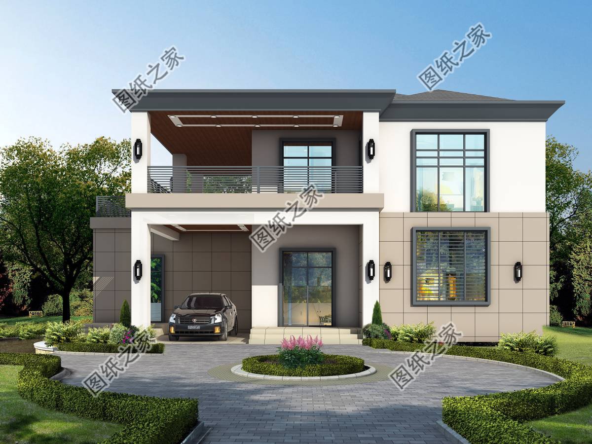 現(xiàn)代風(fēng)二層自建房，方寸之間，皆是大氣