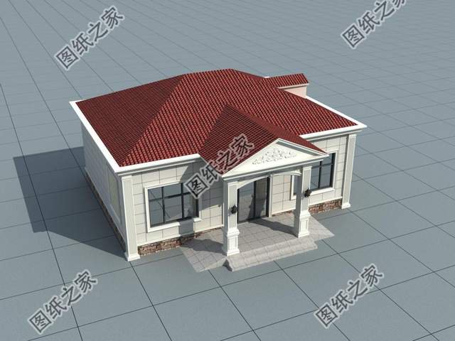 鄉村大平層自建房設計圖，家人閑坐，燈火可親