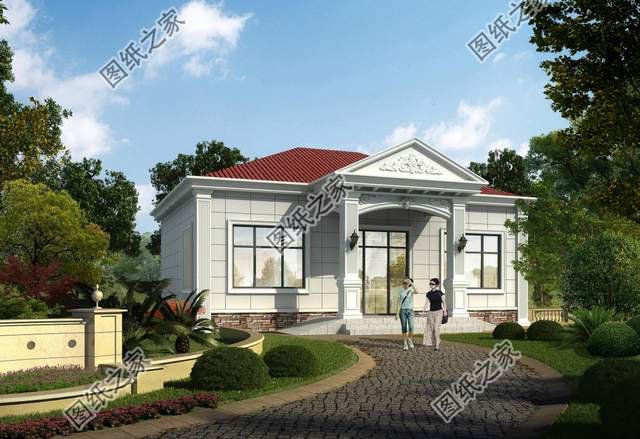 鄉村大平層自建房設計圖，家人閑坐，燈火可親