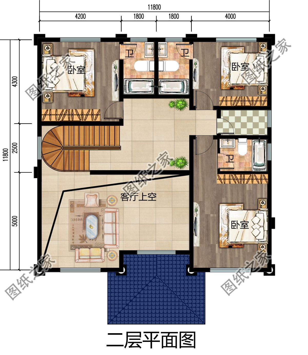 三層歐式別墅，富麗堂皇，建于鄉村，絕對是最吸引人眼球的一座