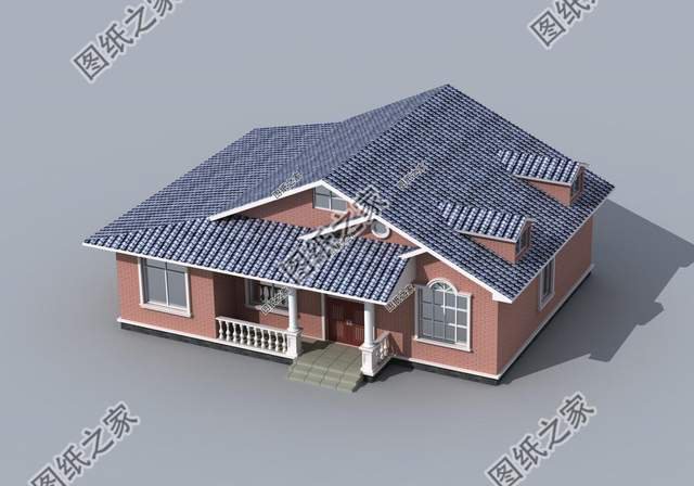 一層帶閣樓設(shè)計圖，精致洋氣，可以人手一座的好房型