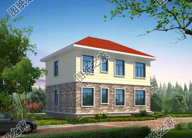 兩層簡歐別墅設計圖，開間10平米的房間如何設計得完美？