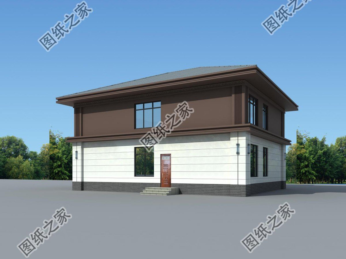 新中式雙層別墅，簡約的外觀，實用的布局給你帶來別樣的體驗