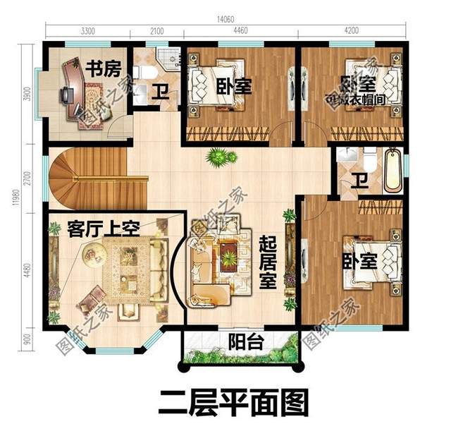 三層歐式住宅設(shè)計(jì)圖，藝術(shù)家園，享受自然