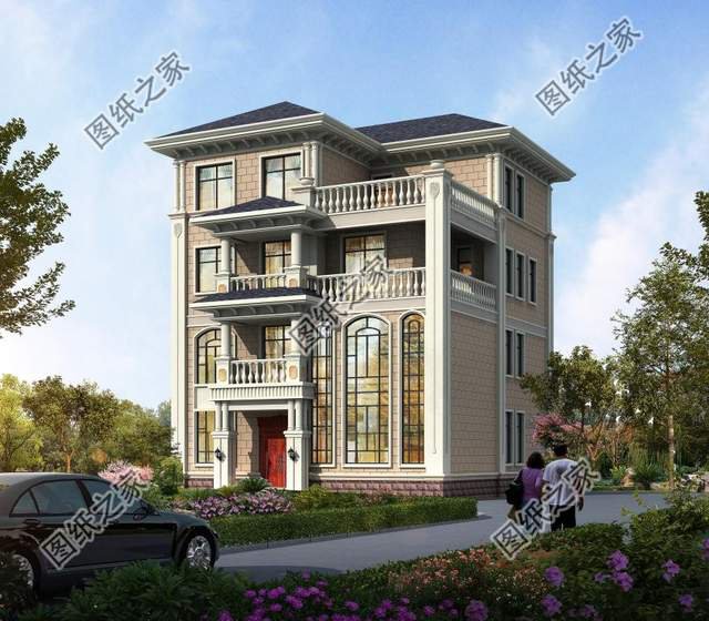 四層獨棟別墅設計圖紙，舒適與奢華，余生都讓他人羨慕吧