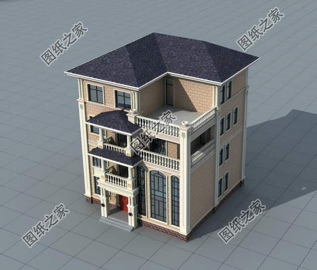 四層獨棟別墅設計圖紙，舒適與奢華，余生都讓他人羨慕吧