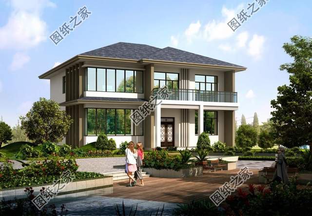 新農(nóng)村二層別墅，超現(xiàn)代的外觀，別出心裁的設(shè)計