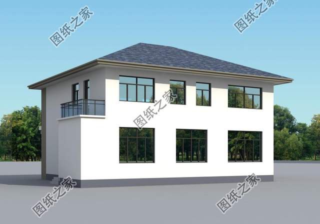 新農(nóng)村二層別墅，超現(xiàn)代的外觀，別出心裁的設(shè)計