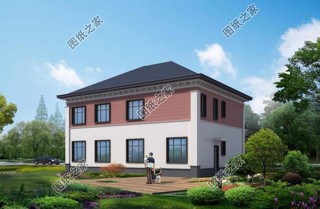 新中式二層自建房設計圖，尋一處佳園，過上全村人都羨慕的生活