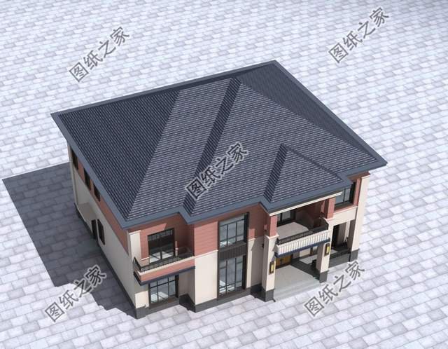 新中式二層自建房設計圖，尋一處佳園，過上全村人都羨慕的生活