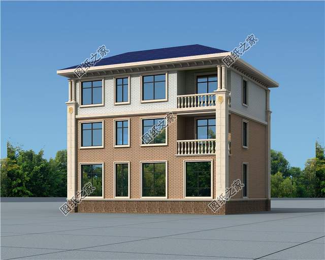 鄉間三層自建房設計，外型典雅氣派突顯貴族氣息