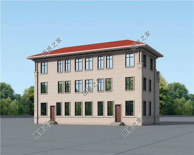 雙拼兄弟別墅設計圖，家里兩兄弟感情好，蓋雙拼最合適