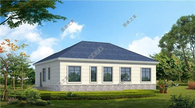 鄉(xiāng)村別墅一層設(shè)計(jì)圖紙，回老家蓋如此舒適比高層更實(shí)用