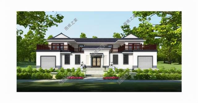 中式合院設計，高低有序，層次分明享受鄉村純樸生活