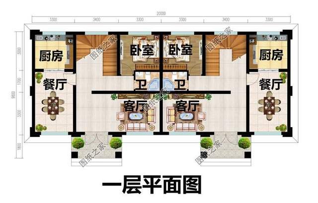 農村兄弟雙拼別墅，超美膩的新中式風格，大氣靚麗