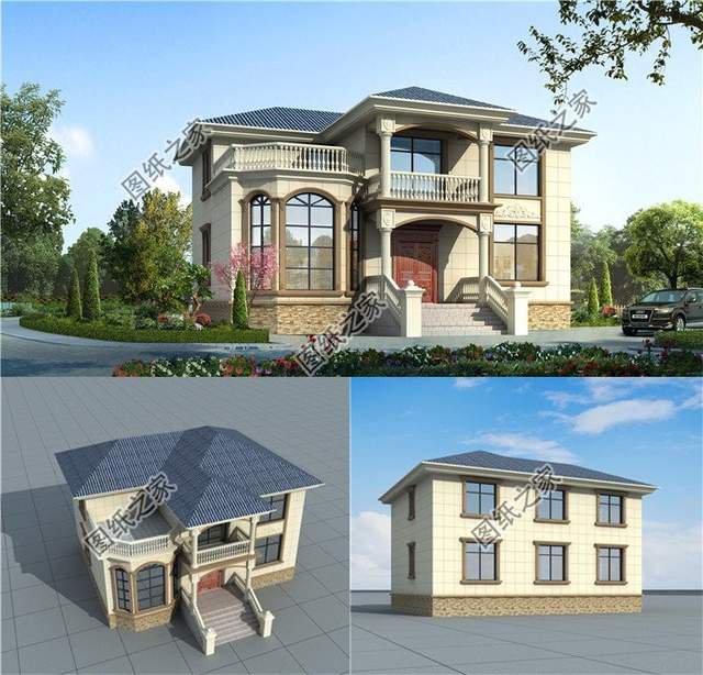 歐式雙層別墅設計圖，大氣又內斂，量身定制的好房型