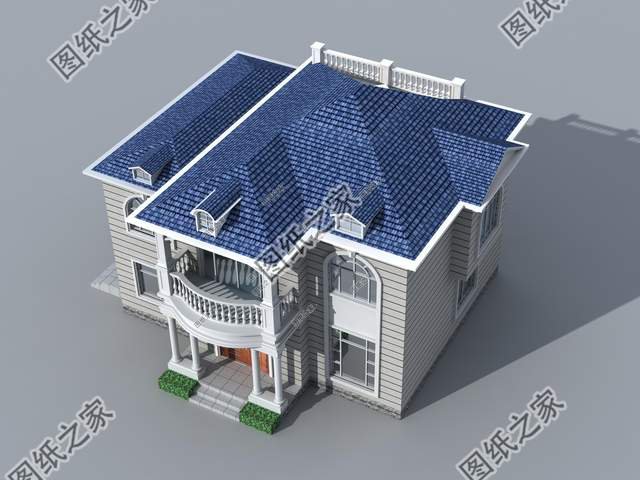 歐式雙層別墅設計圖，大氣又內斂，量身定制的好房型