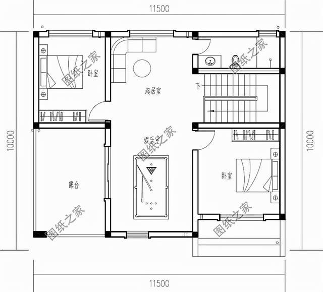 新中式三層自建房圖紙，不過時的設計，在老家建一棟揚名百年