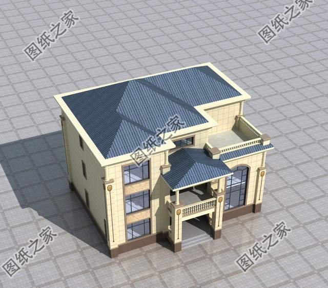 歐式豪華別墅設(shè)計圖，尊貴典雅，無限享受