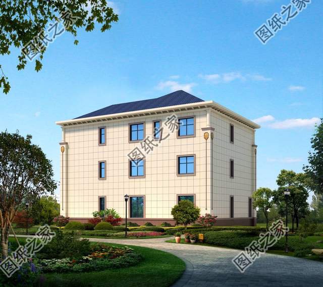 歐式豪華別墅設(shè)計圖，尊貴典雅，無限享受