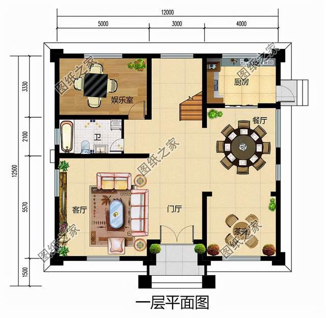 歐式豪華別墅設(shè)計圖，尊貴典雅，無限享受