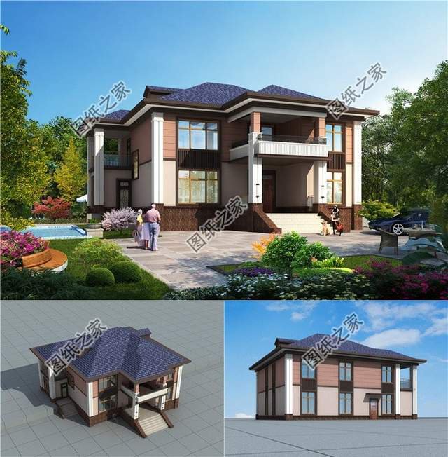 新中式別墅設計圖，給傳統(tǒng)家居文化引入了一種新的氣場