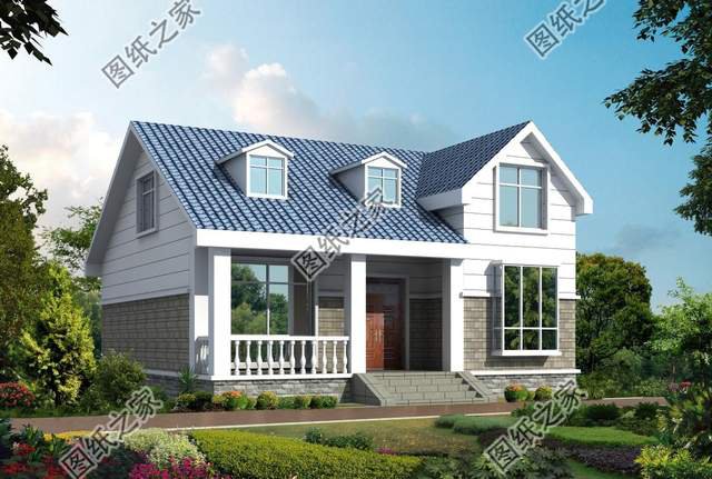 鄉村一層半設計圖，農村原汁生活，大家風范