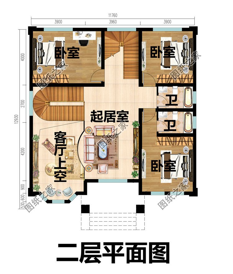 農村自建三層半歐式別墅