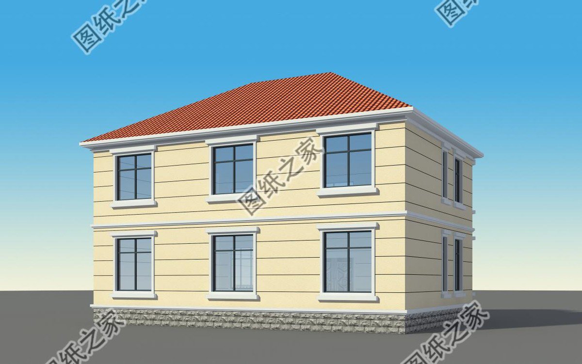 農(nóng)村二層別墅，其實最簡單的設(shè)計最能捕獲人們的喜愛