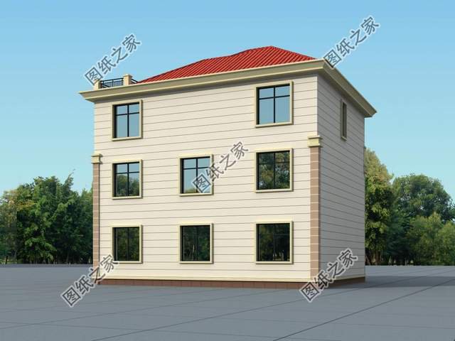 鄉(xiāng)村別墅設(shè)計(jì)圖，超豪華的三層別墅，讓家人的生活越來越舒適