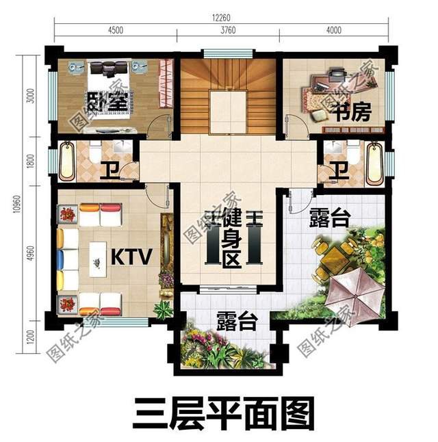 別墅帶地下室設計圖，鄉下建房不比城市差，回鄉建房選它