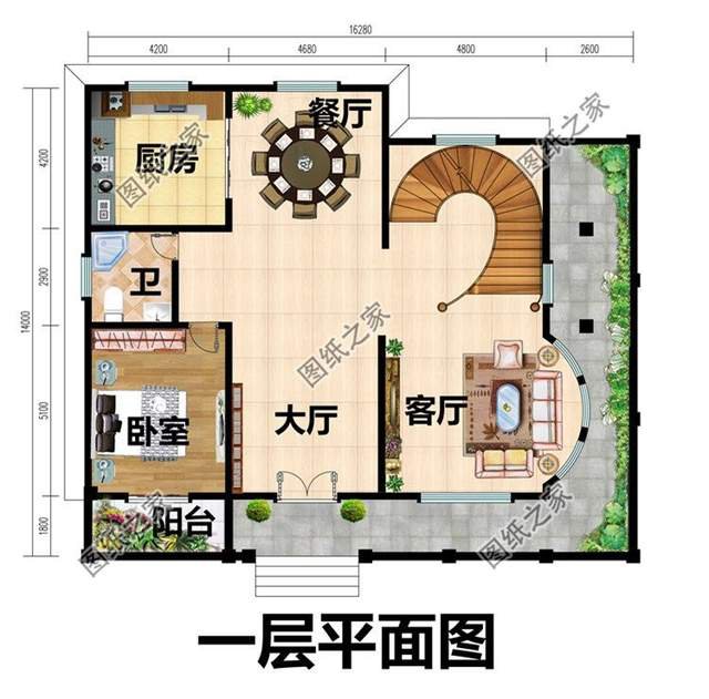 別墅帶地下室設計圖，鄉下建房不比城市差，回鄉建房選它